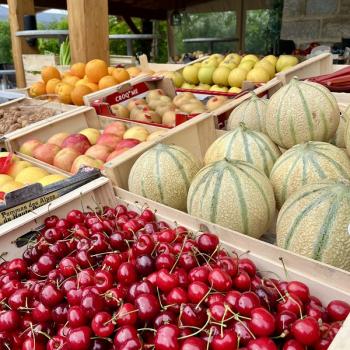 Le petit marché au camping