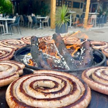 Soirée brasero du camping